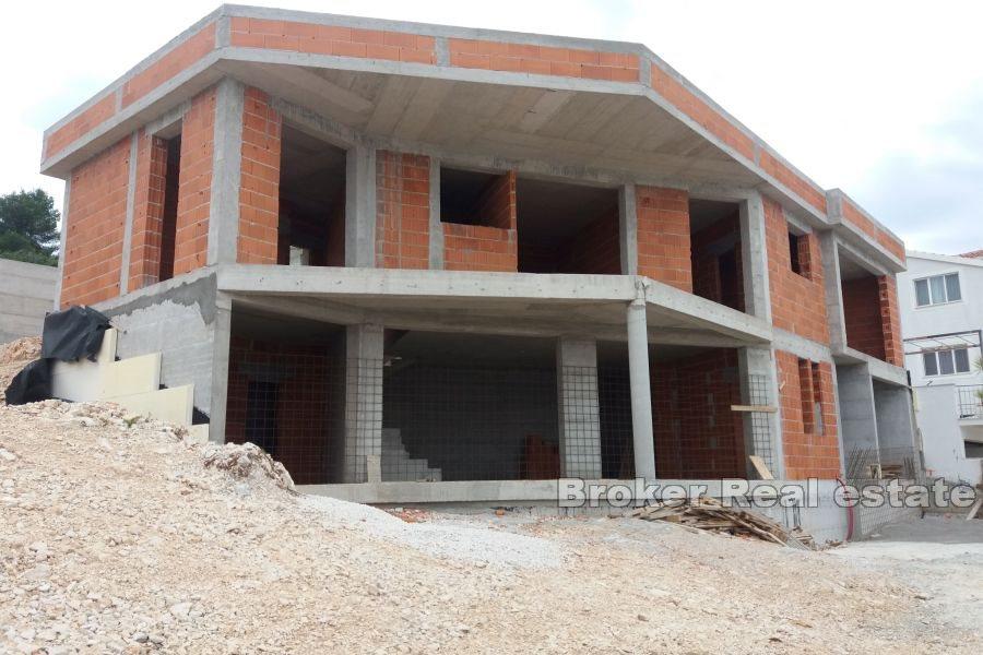 Île de Ciovo - Villa en construction, vue mer