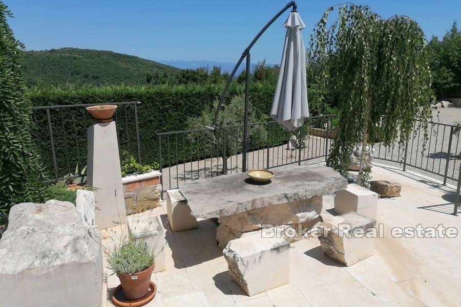 Niedaleko Opatii - willa z basenem z otwartym widokiem na morze