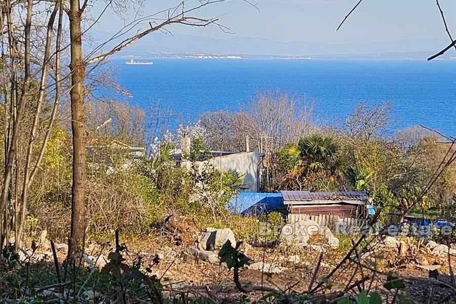 Nähe Opatija - Baugrundstück mit Meerblick