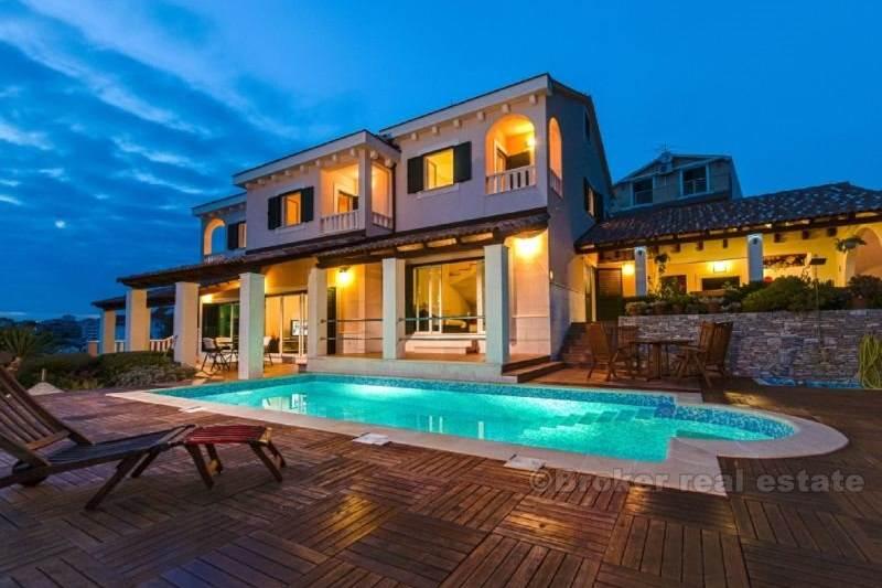 Island Ciovo, beautiful luxury villa with swimming pool