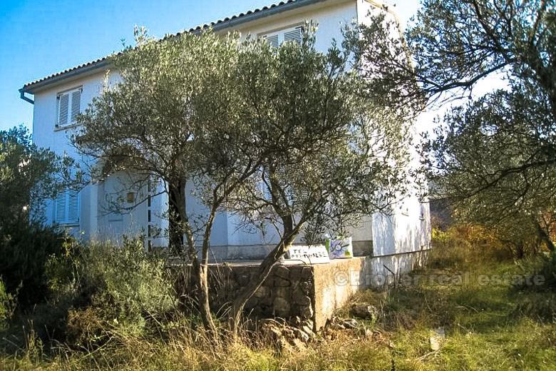Middelhavet hus med terrasse - øya Krk