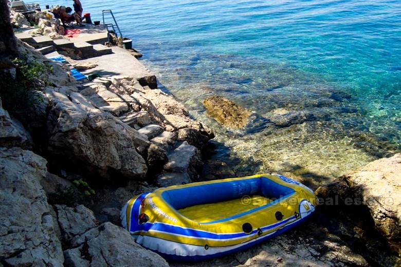 Karlobag - Hus første rad mot sjøen