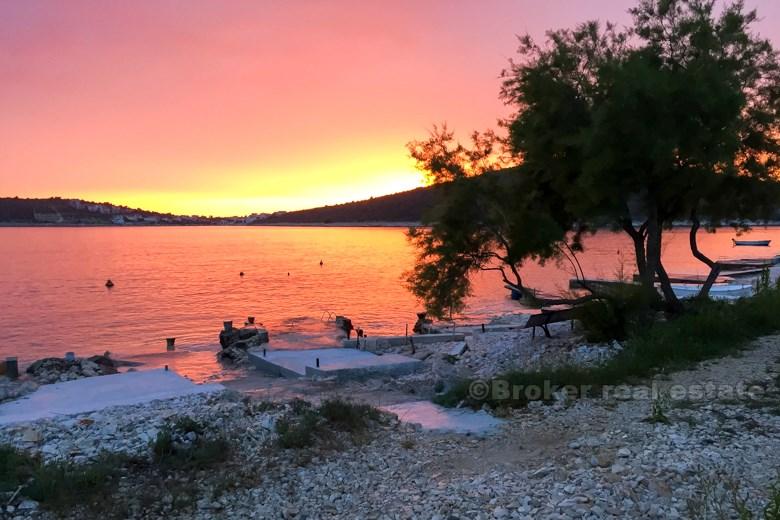 Rogoznica område - Hus första raden mot havet