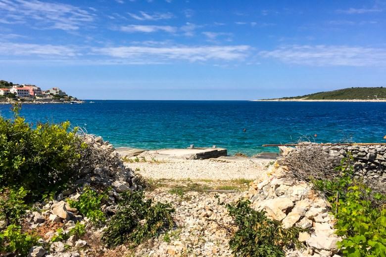 Rogoznica Bereich - Haus erste Reihe zum Meer