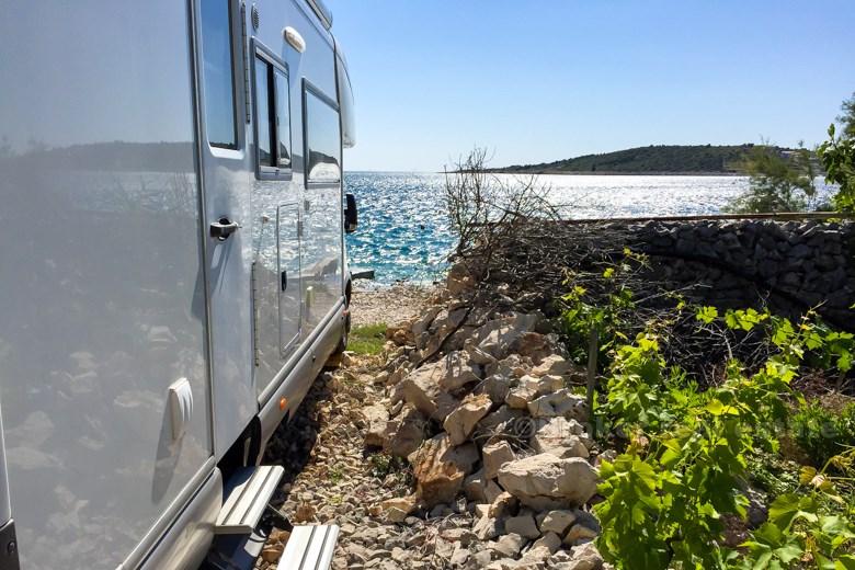 Rogoznica Bereich - Haus erste Reihe zum Meer