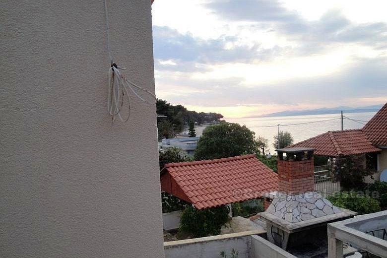 Island of Brac - Newly built family house, 2. row to the sea