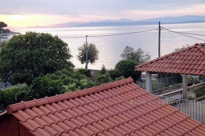 Island of Brac - Newly built family house, 2. row to the sea