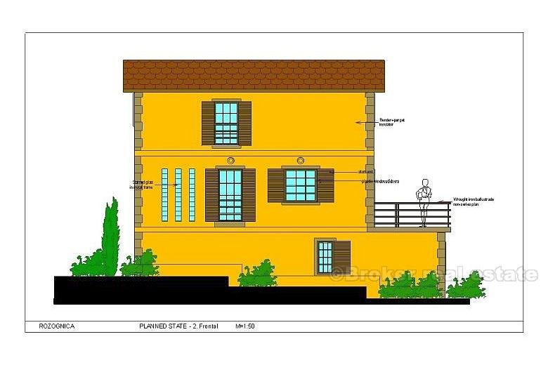 Rogoznica - Hus med utsikt over havet på 3 etasjer