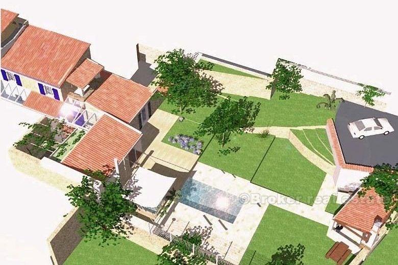 Vodnjan, w pobliżu Puli - Dom na 3 piętrach