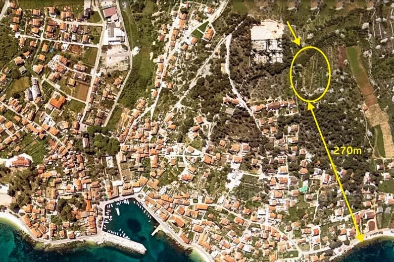 island of Brac - Project of villa