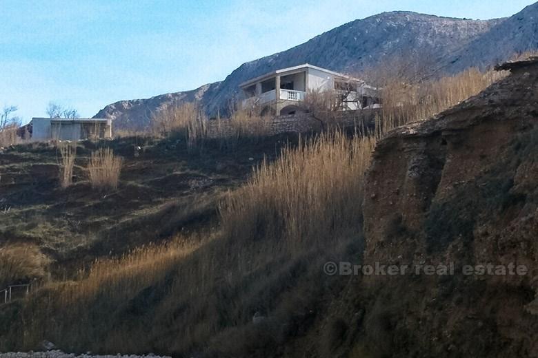 Island of Pag - House first row to the sea on two floors