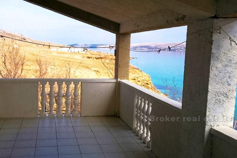 Island of Pag - House first row to the sea on two floors
