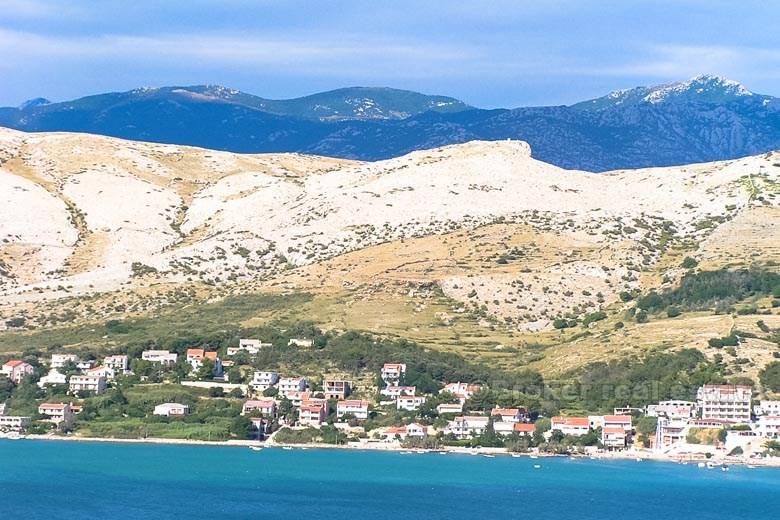 Ostrov Pag - Dva apartmány