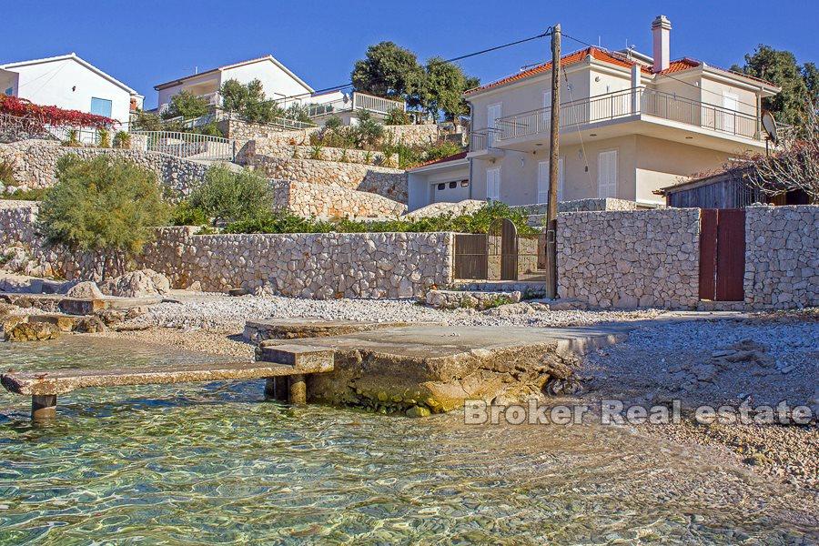 Rogoznica area, attractive holiday seafront house