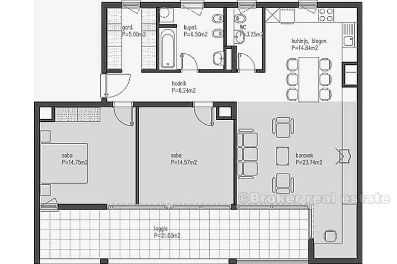 Split, Atraktivní byt