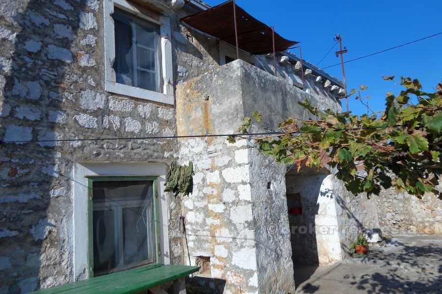 gamle stein House, øya Solta