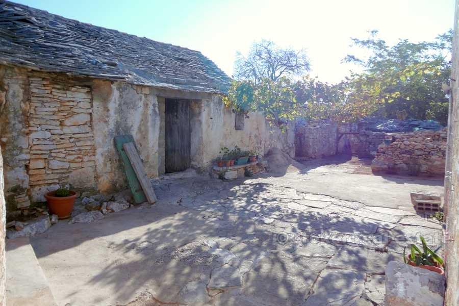 gamle stein House, øya Solta