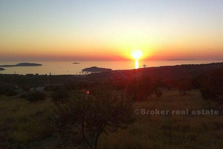 Sten, villa under bygging