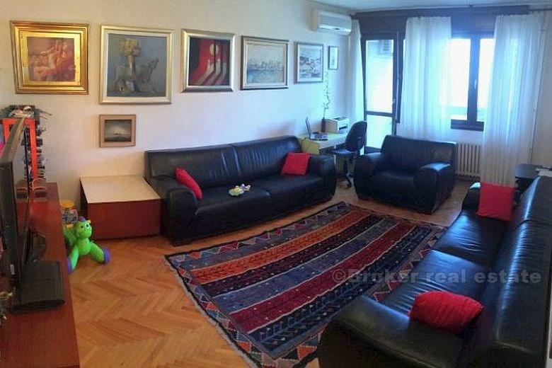 Split, comfortable three-bedroom apartment