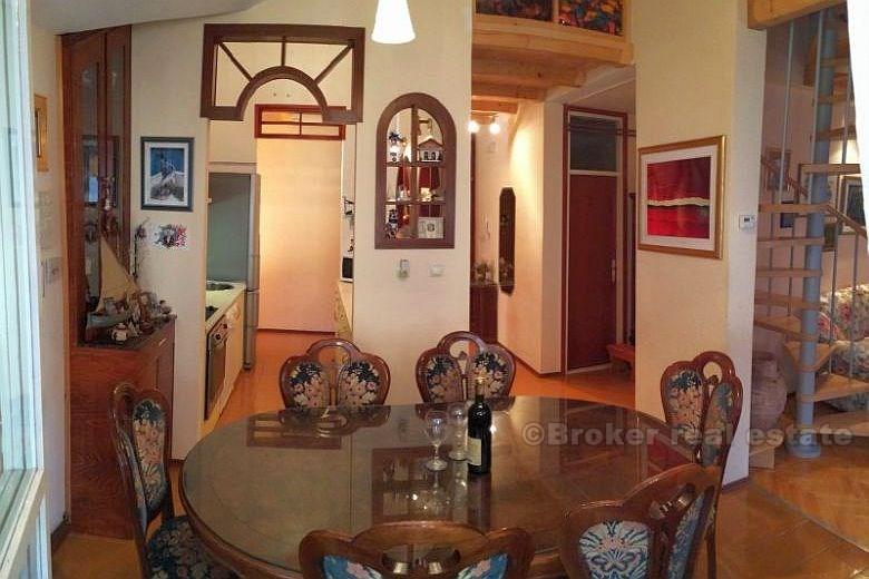 city of Split, two-storey three-bedroom apartment