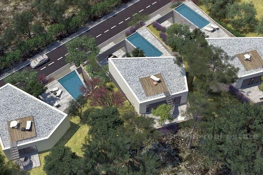 wyspa Brac. Wille z widokiem na morze