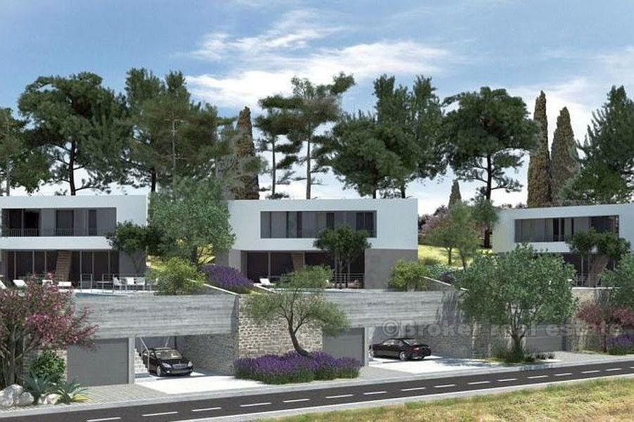 île de Brac. Villas avec vue sur la mer