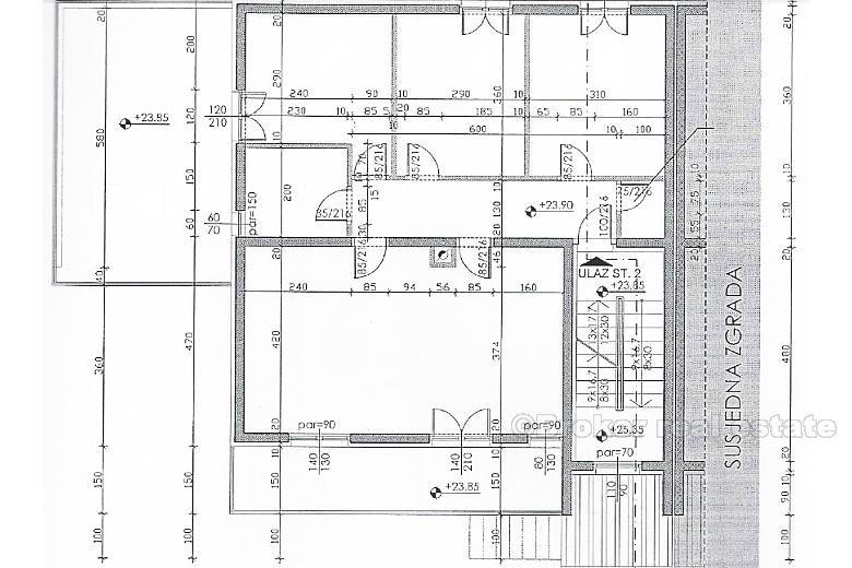 Kastela, semi-detached house