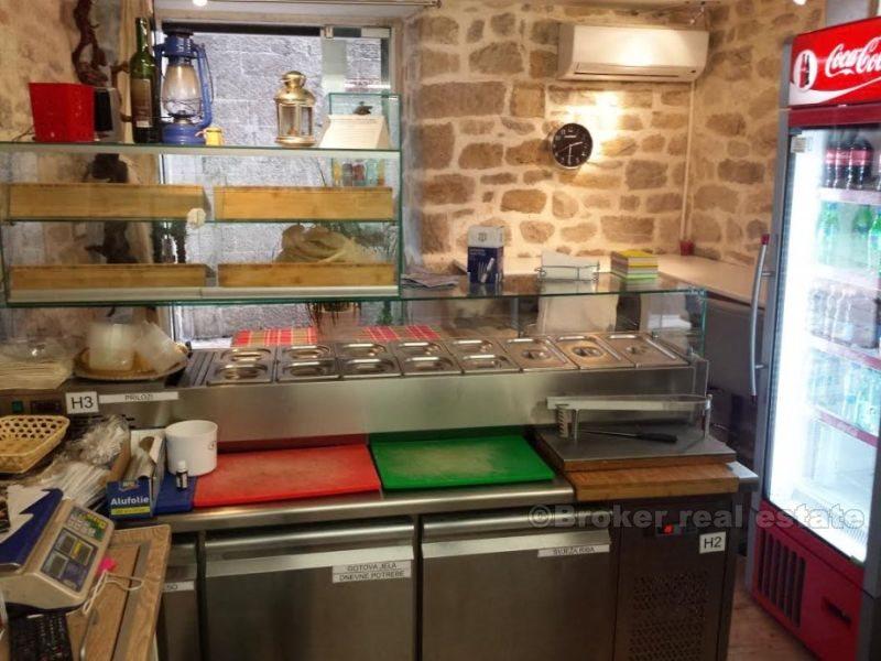ville de Split, espace de restauration attractif