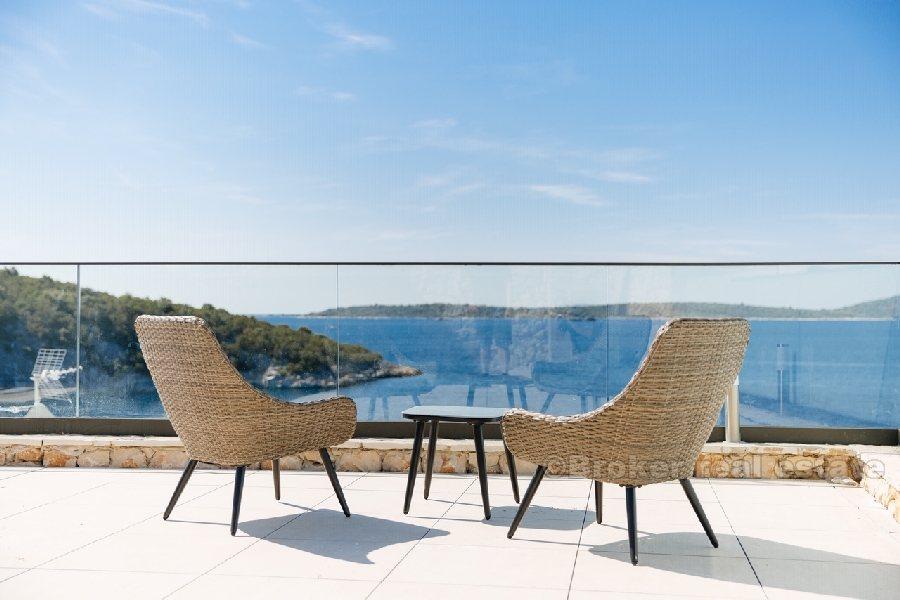 Nær Trogir, eksklusiv villa med utsikt over havet