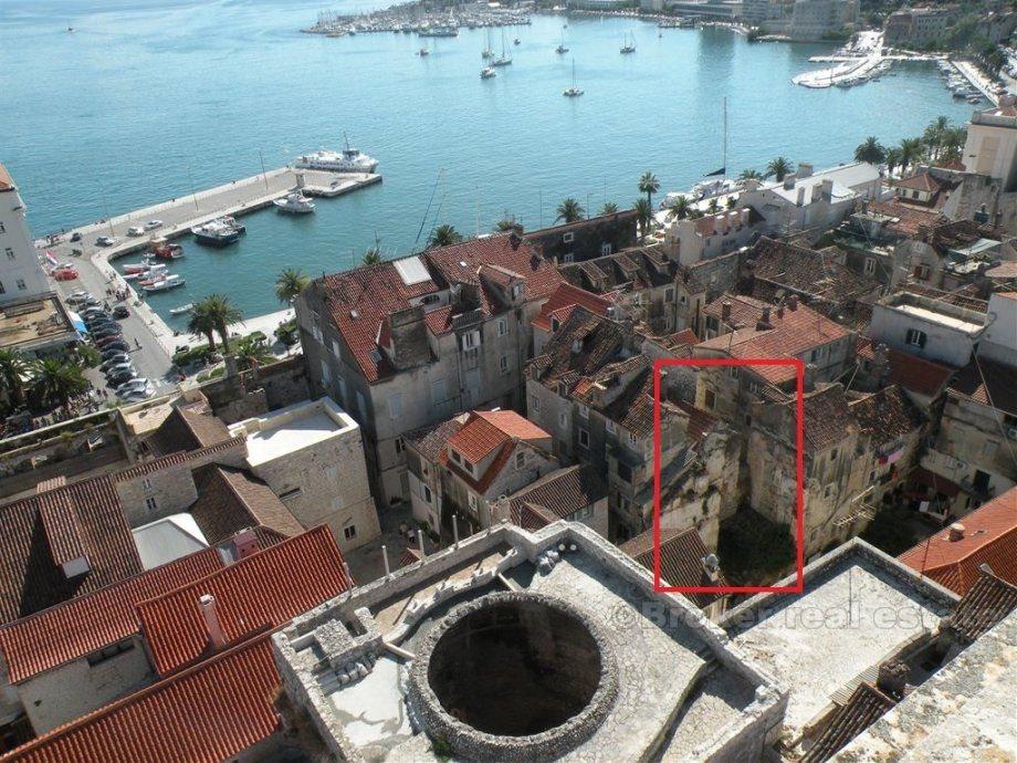 Zentrum von Split Stadt. Steinhaus