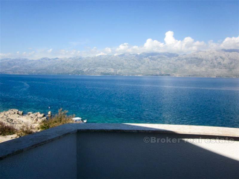 near Zadar, seafront detached house