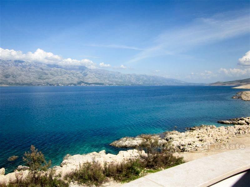 near Zadar, seafront detached house