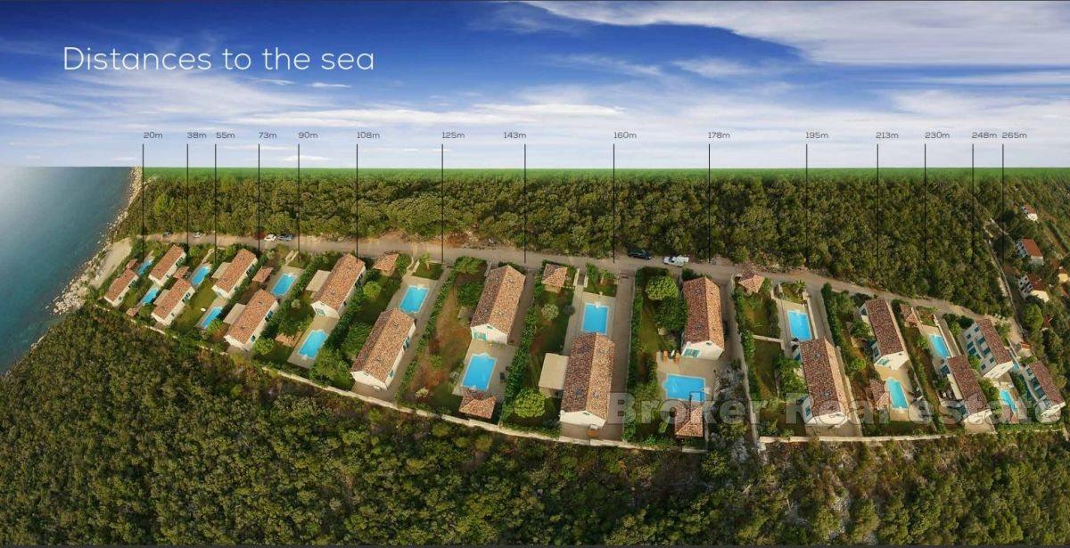 øya Ugljan, luksuriøse villaer