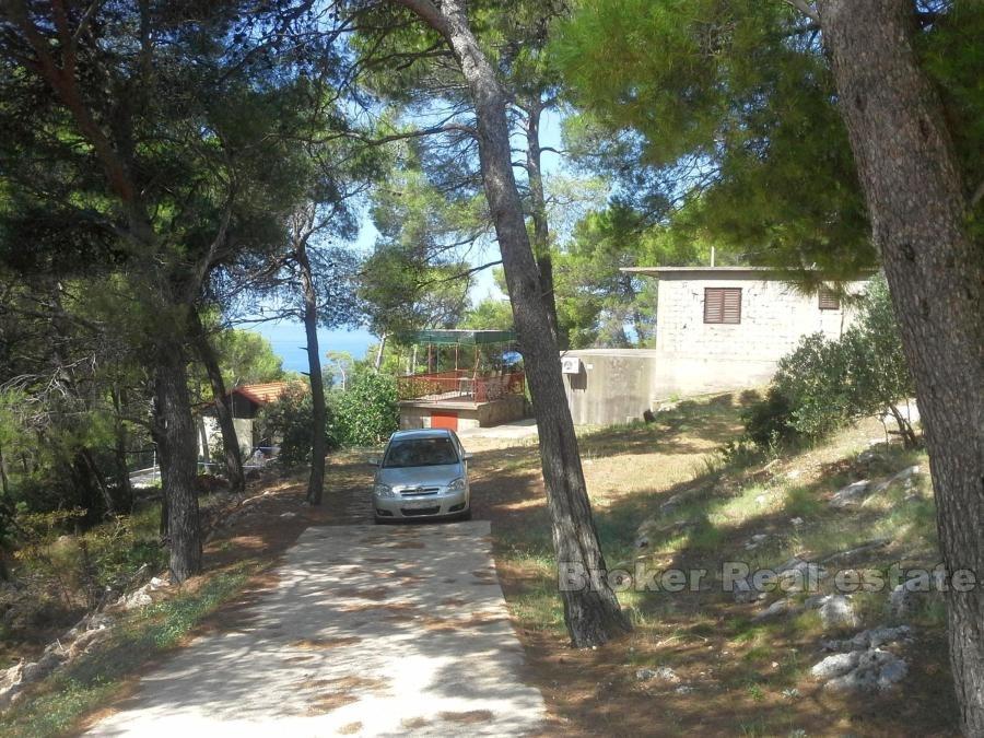 ostrov Hvar, dům s výhledem na moře