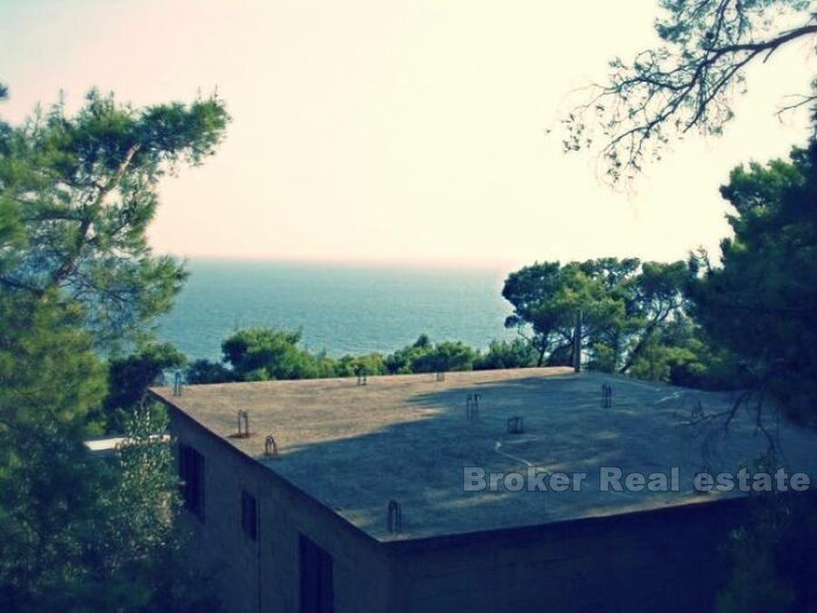 ostrov Hvar, dům s výhledem na moře