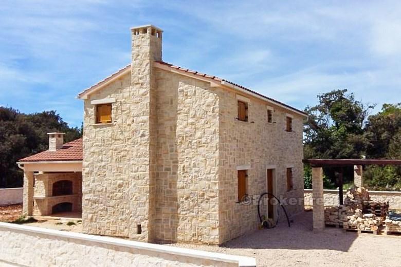island Ugljan, stone house with swimming pool
