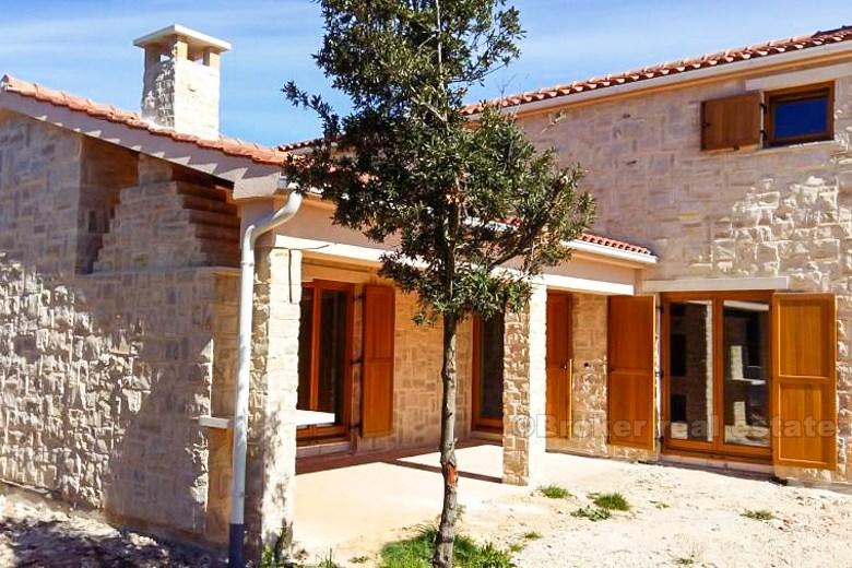 island Ugljan, stone house with swimming pool