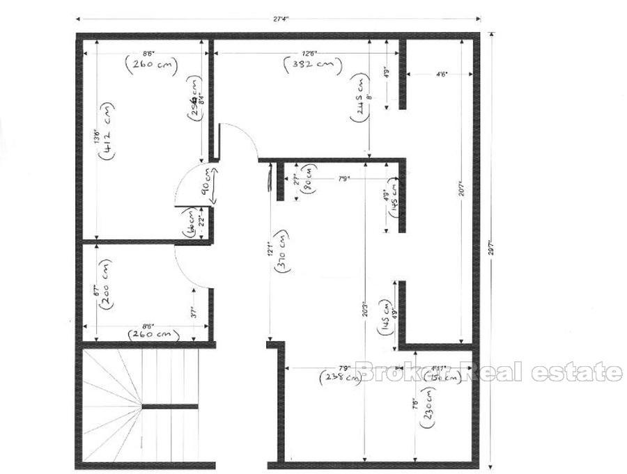 Orebic, to roms leilighet