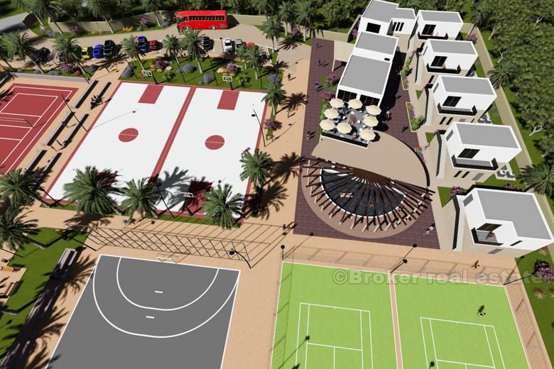 Ostrov Brač, projekt sportovního a rekreačního centra