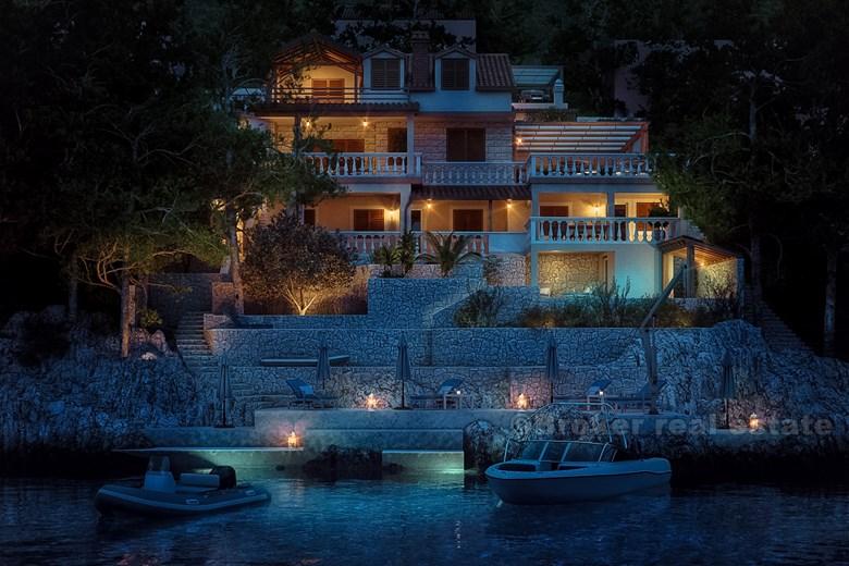 wyspa Korčula, willa nad morzem z basenem