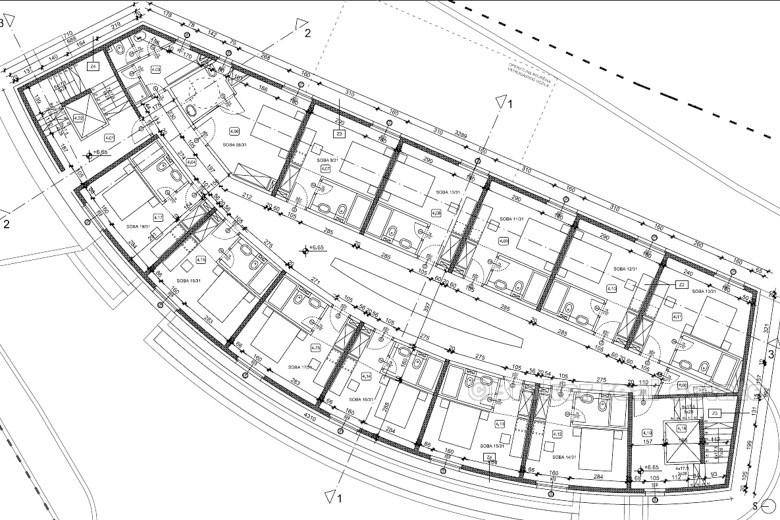 Solin, building land for hotel