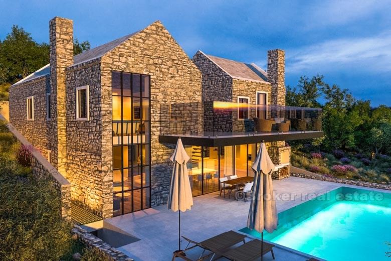 blízkosti Crikvenice, stavební pozemek s projektem