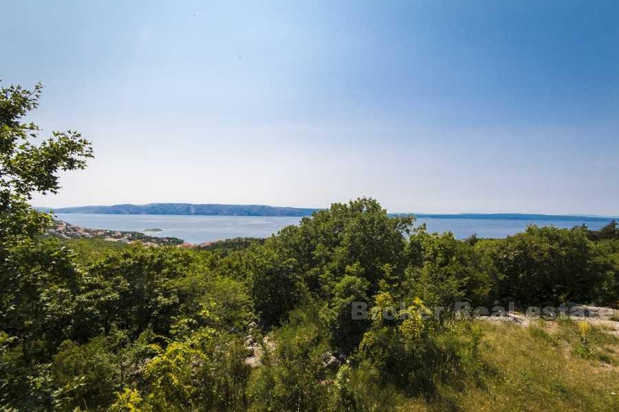 blízkosti Crikvenice, stavební pozemek s projektem