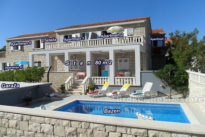 Ile de Brac, belle villa avec vue imprenable sur mer