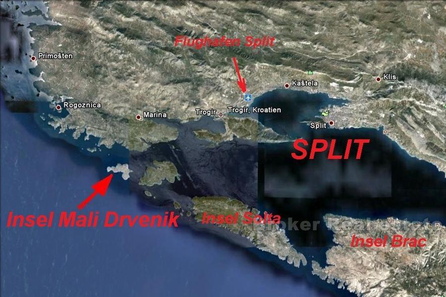 Isola di Drvenik - Terreno edificabile con rovine