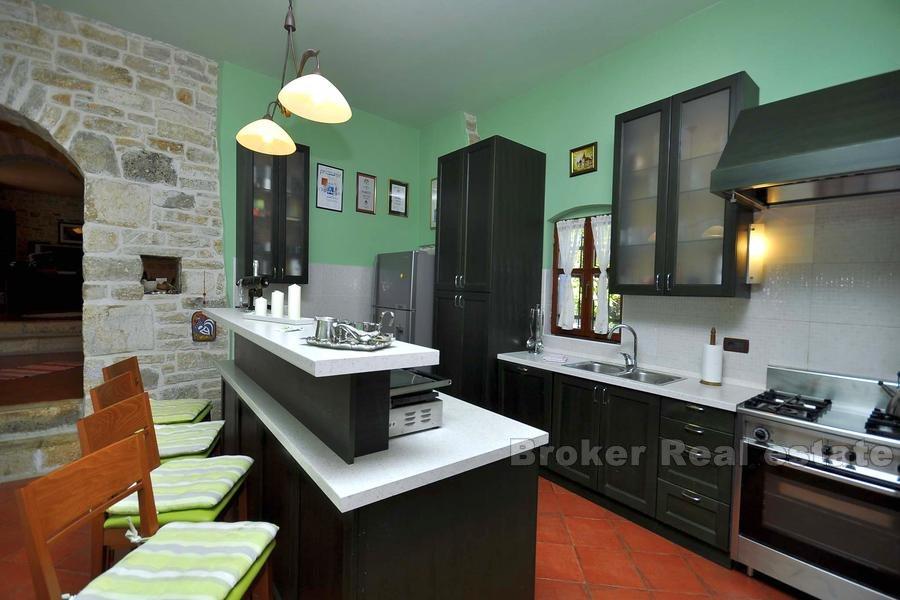 Pazin, stara kamienna willa z 1709 roku.