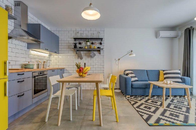 Split - Bacvice, W pełni umeblowany apartament z jedną sypialnią