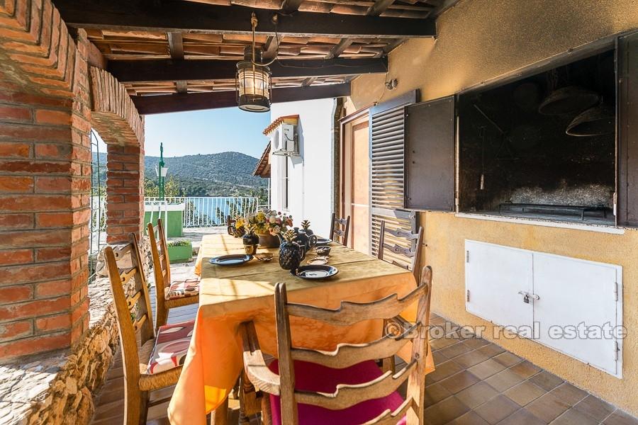 Trogir, charming house first row to the sea