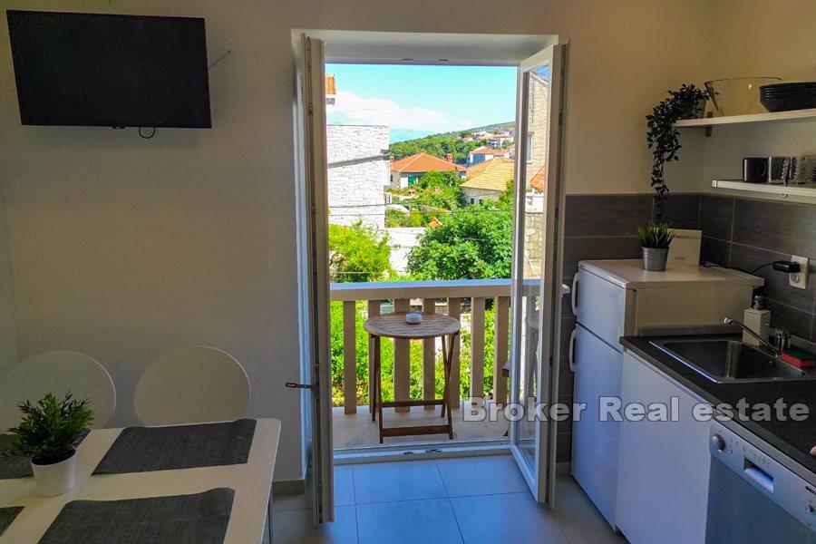 Île de Brac - Appartement d'une chambre, première rangée de la mer