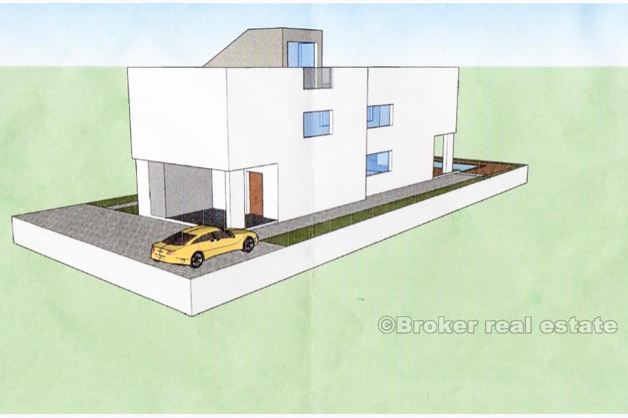 Zadar, building land plot near the sea